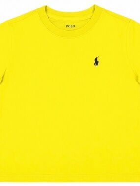 Polo by Ralph Lauren Bright Yellow Crewneck Tee with Navy Pony